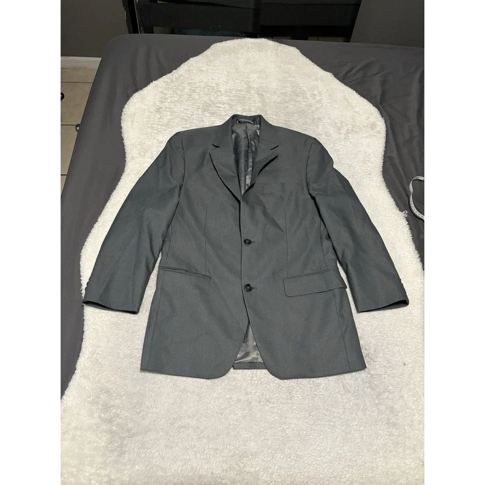 Michael Kors Mens Gray Sport Blazer Jacket Size 36R 2‎ Button